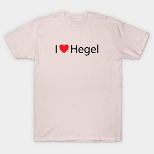 I heart Hegel (I love Hegel) philosophy T-Shirt